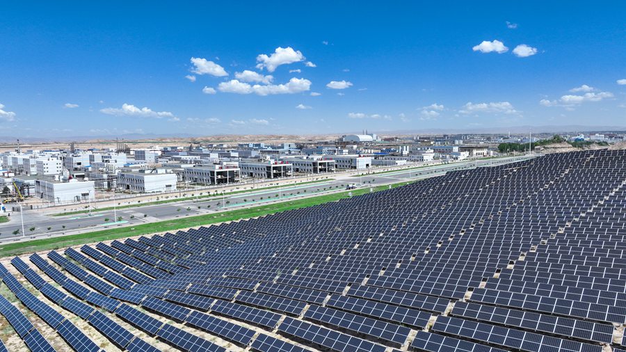 蘭州新區：十年蝶變 魅力無限。蘭州新區黨工委辦公室供圖