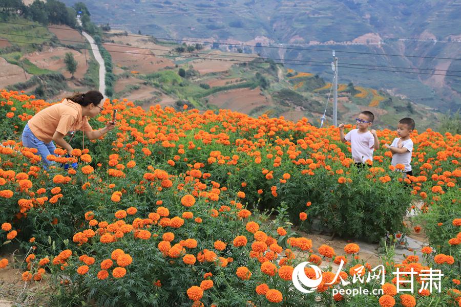 游客在馬年村觀光游玩。人民網 黃帆攝