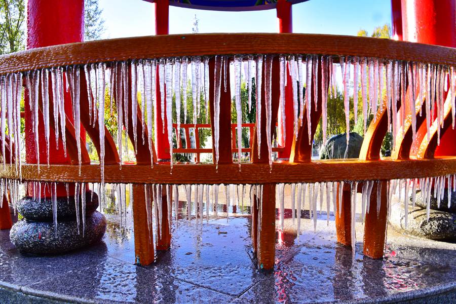 這份斑斕秋色，晶瑩剔透！ 席璇攝