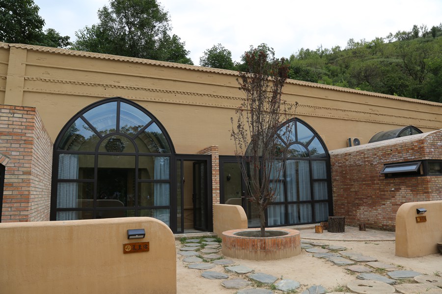 黃土大塬窯洞美。甘肅省慶陽市西峰區顯勝鄉政府供圖