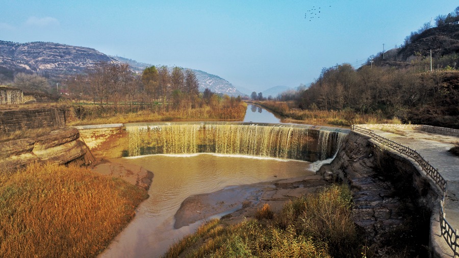 黃土大塬窯洞美。甘肅省慶陽市西峰區顯勝鄉政府供圖