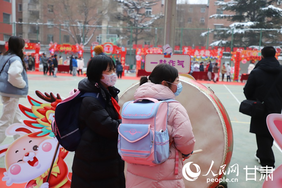 新學期，一鼓作氣。人民網 黃帆攝