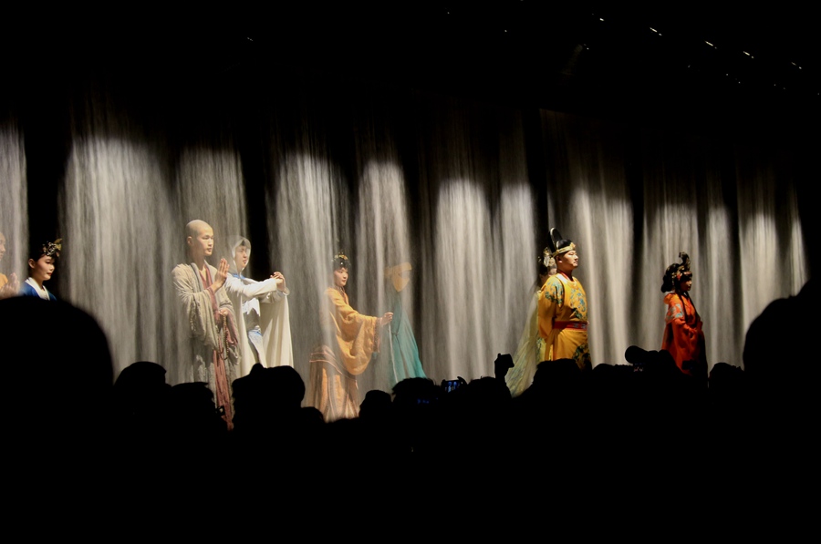 《又見敦煌》劇照。張曉亮攝