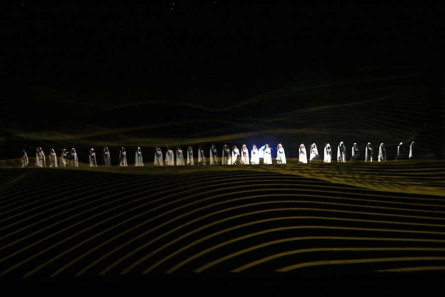 《又見敦煌》劇照。張曉亮攝