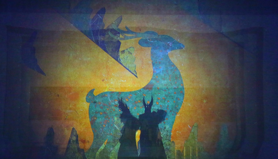 《九色鹿》劇照。朱凌杰 攝