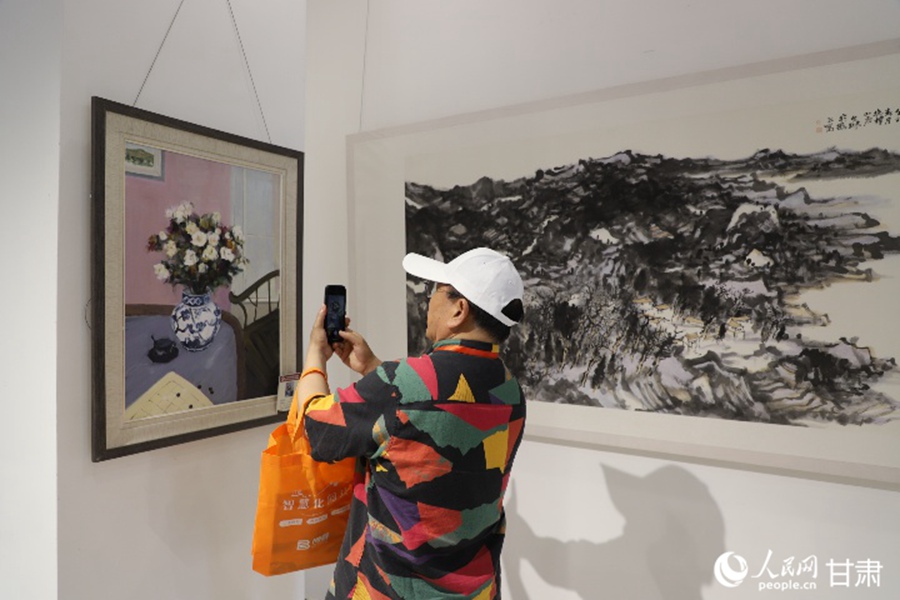 “如意甘肅·彩虹張掖”甘肅省畫院美術館聯盟美術書法作品展開展【4】