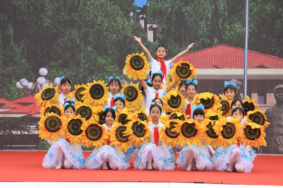 文藝匯演現場。王櫻芳攝