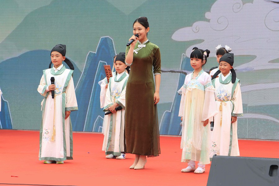 文藝匯演現場。王櫻芳攝