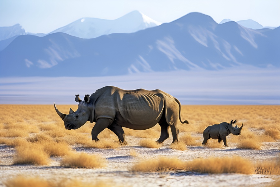 甘肅黑犀。和政縣委宣傳部供圖