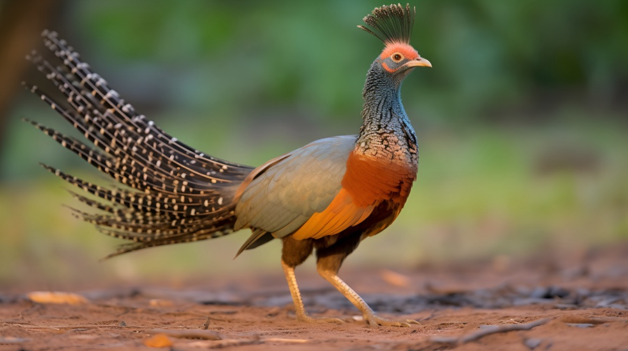 和政盤繞雉。和政縣委宣傳部供圖