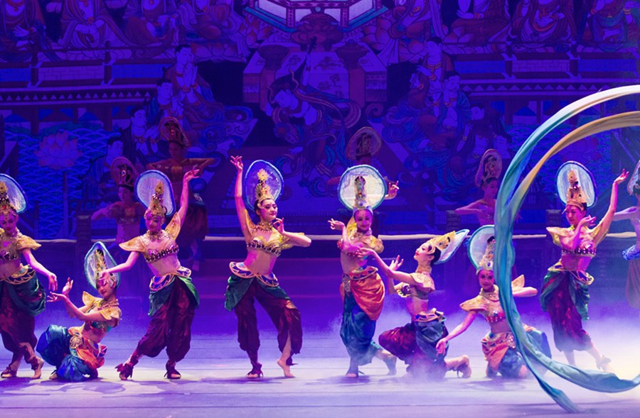 《絲路花雨》劇照。甘肅省文旅廳供圖