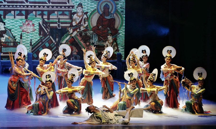 《絲路花雨》劇照。甘肅省文旅廳供圖