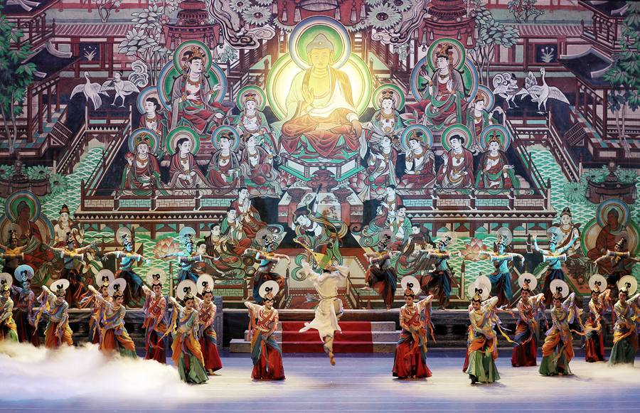 《絲路花雨》劇照。甘肅省文旅廳供圖