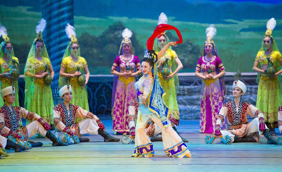 《絲路花雨》劇照。甘肅省文旅廳供圖