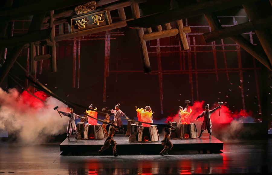 《天馬行》劇照。武威市文體廣電旅游局供圖