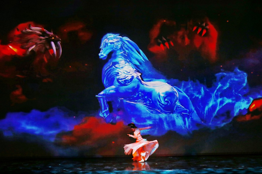 《天馬行》劇照。武威市文體廣電旅游局供圖