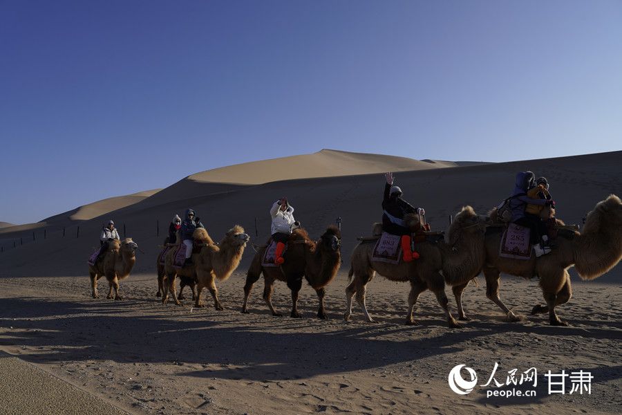 甘肅敦煌:大漠冬韻 盡顯塞外風情【3】