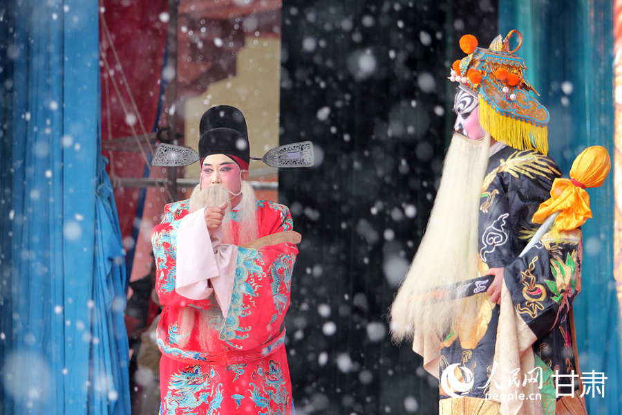 新春走基層|甘肅禮縣：秦腔賀歲 唱響新春【3】