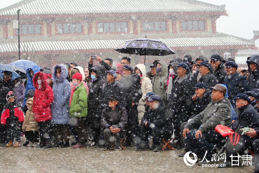 新春走基層|甘肅禮縣：秦腔賀歲 唱響新春【4】