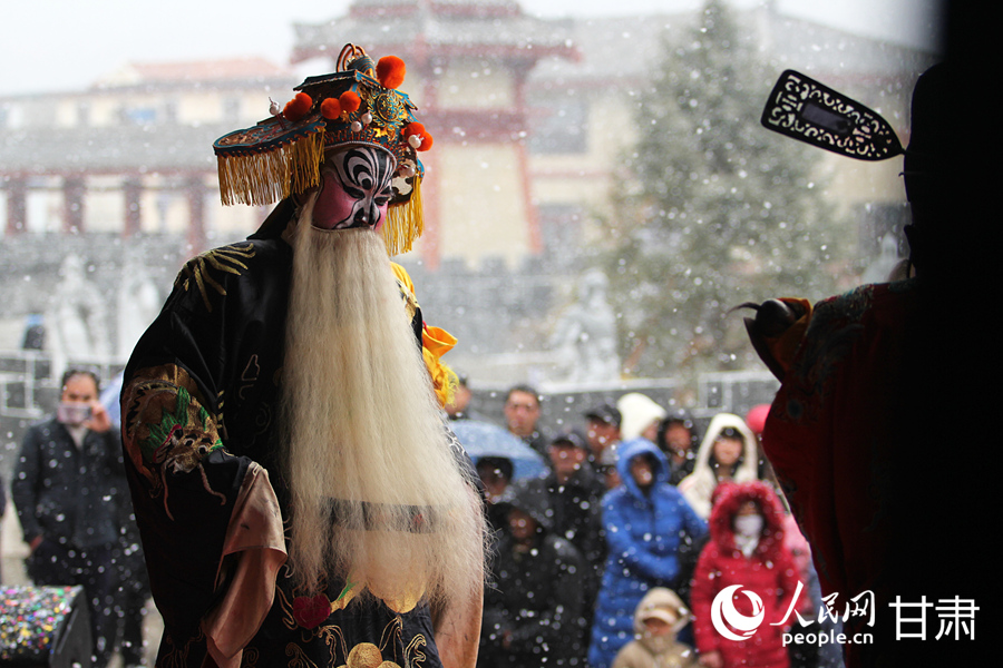 新春走基層|甘肅禮縣：秦腔賀歲 唱響新春【5】
