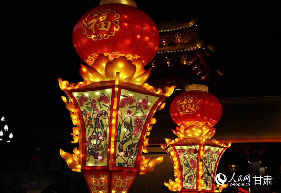 新春走基層|蘭州西固：璀璨燈展賀新春 共賞光影盛宴【4】