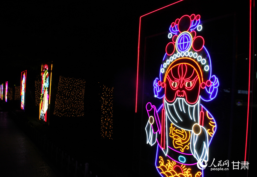 新春走基層|蘭州西固：璀璨燈展賀新春 共賞光影盛宴【6】