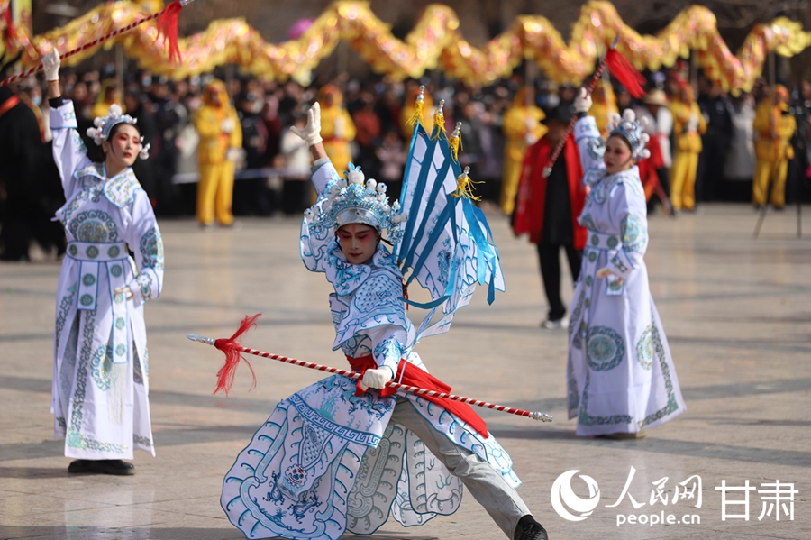 新春走基層|甘肅康樂:社火鬧新春 歡樂幸福年【3】