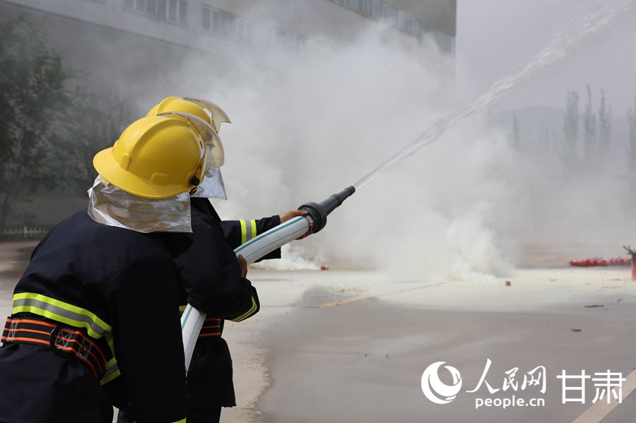 應急演練活動現場。人民網記者 焦隆攝