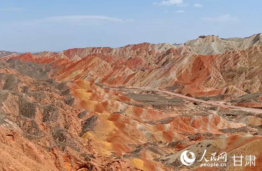 張掖七彩丹霞景區。人民網記者 黃帆攝