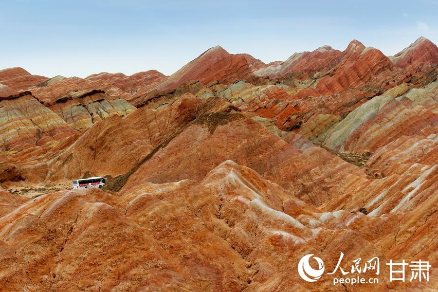 甘肅張掖：七彩丹霞暑期旅游持續升溫【7】