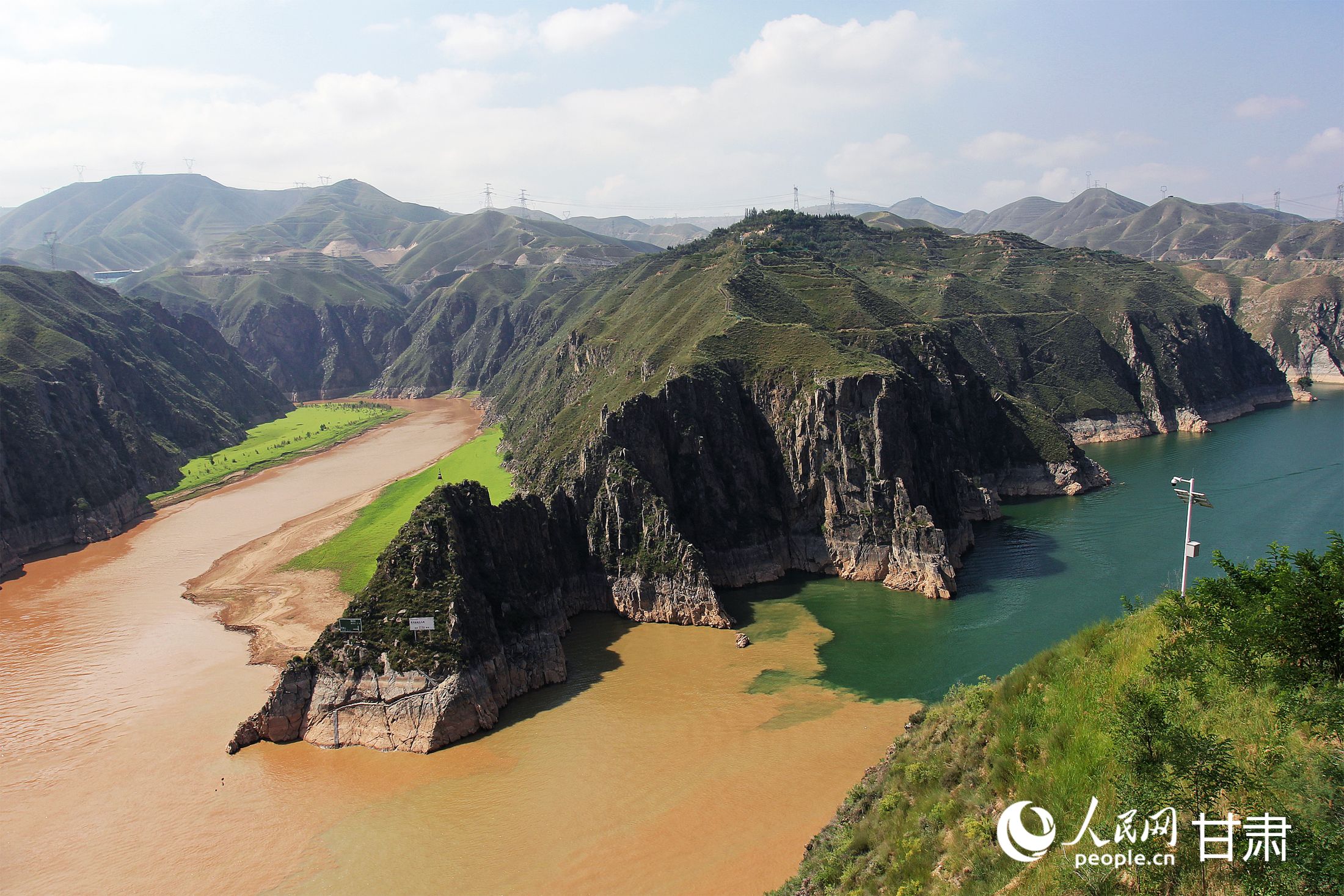 來甘肅永靖 看“藍色”黃河