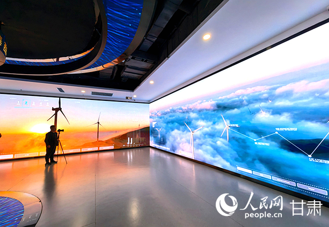 甘肅·慶陽“東數西算”產業園算力調度中心。人民網記者 高翔攝