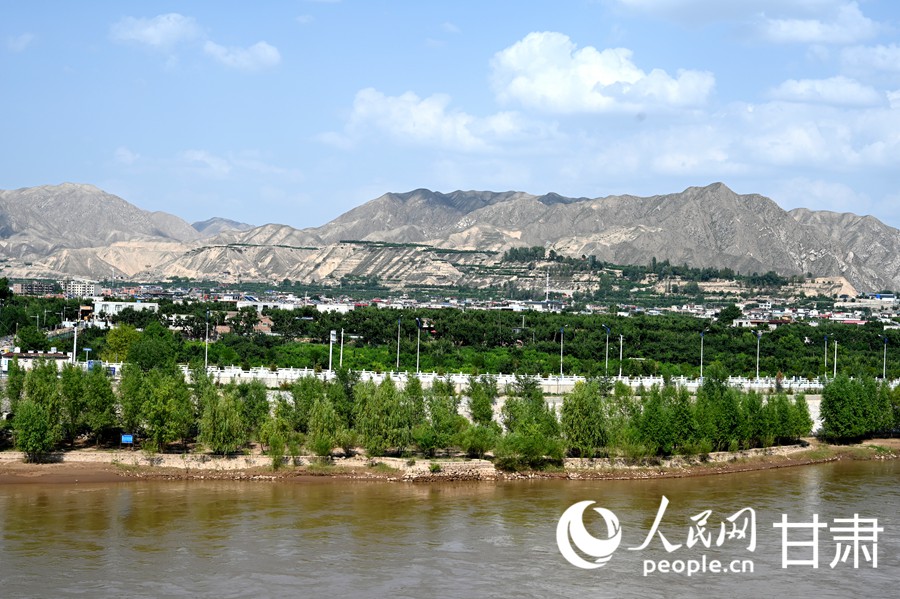 什川鎮一角。人民網 席娟娟攝