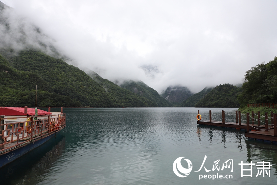 游客乘船處。人民網記者 邵蘭攝