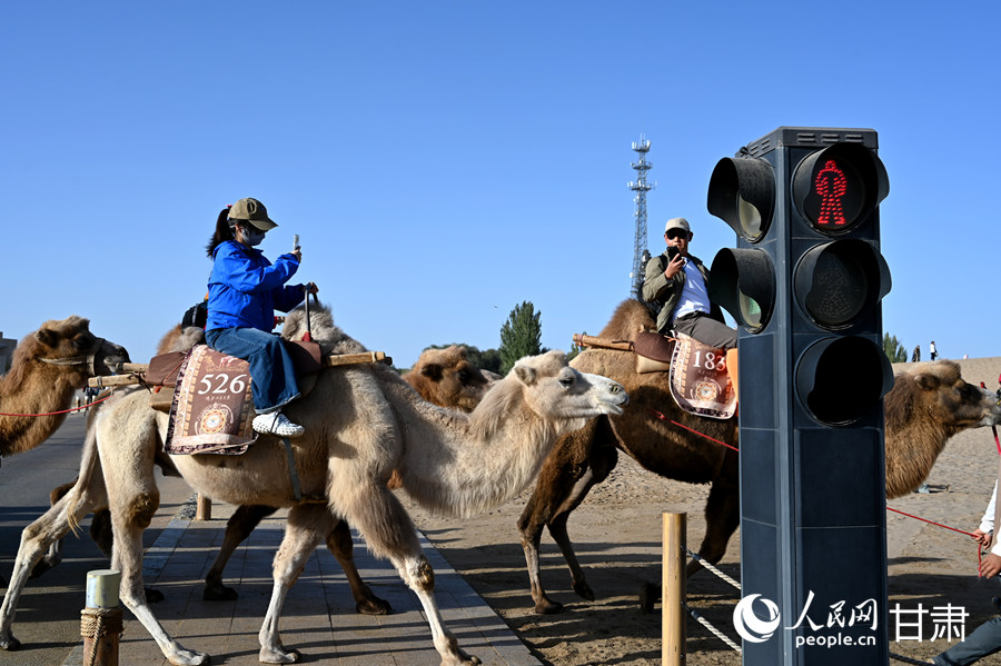 甘肅敦煌：駝鈴悠悠 大漠秋景醉游人【6】