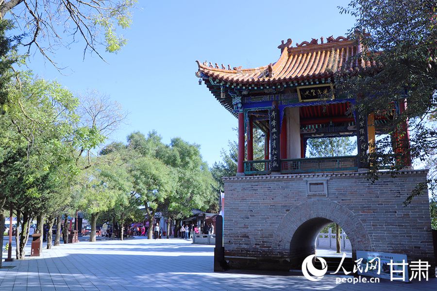 崆峒山景區。人民網記者 米媛攝