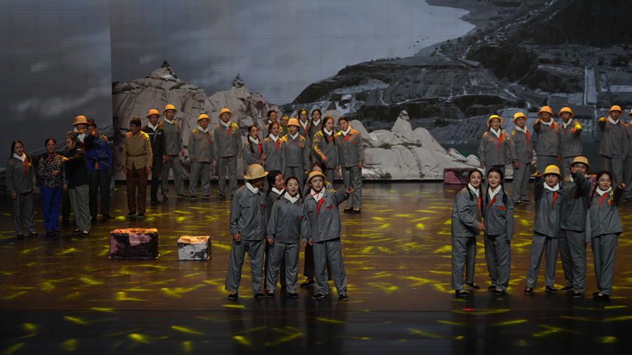 演出現場。永靖縣委宣傳部供圖